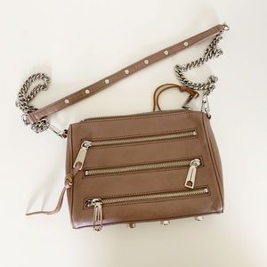 Rebecca Minkoff moto 3-zip crossbody bag